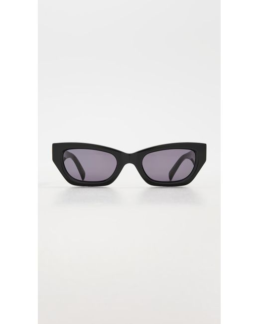 Luv Lou Black The Sutton Sunglasses