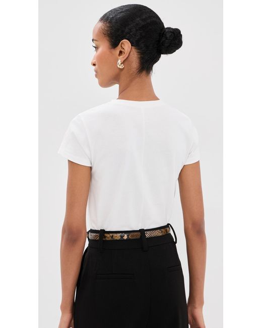 Co. White Knit Tee