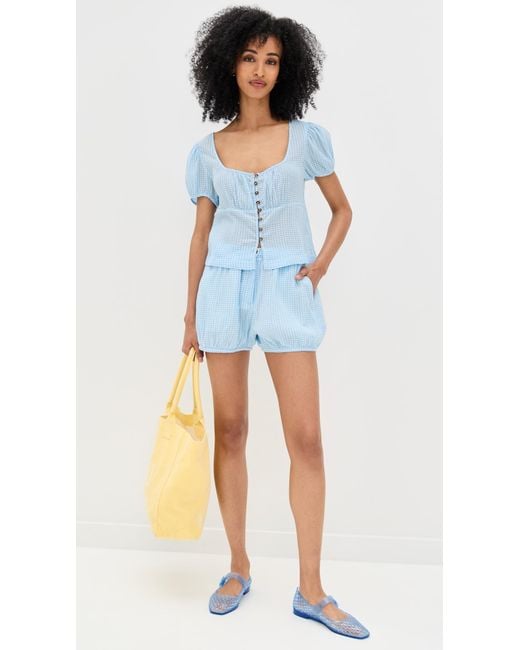 Ciao Lucia Blue Risi Top