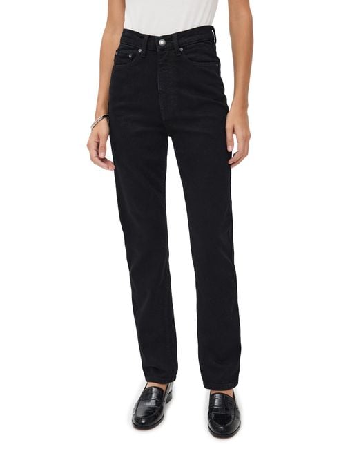 DL1961 Black Kristy Cigarette High Rise Jeans