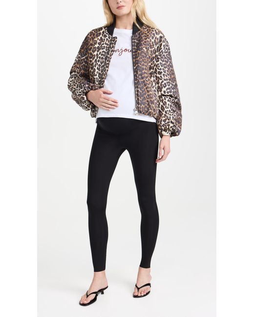 Commando Black Neoprene Maternity Leggings
