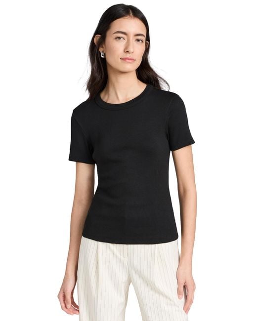 Veronica Beard Black Pruitt Tee
