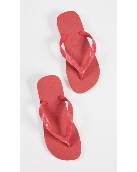 Havaianas Red Core Flip Flops