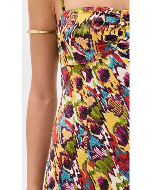 Saloni Multicolor Renee Long Dress
