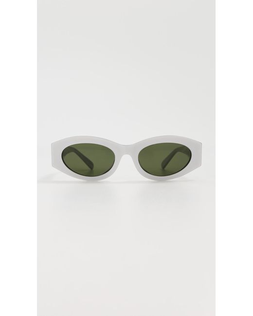 Tory Burch Metallic Oval Sunglasses