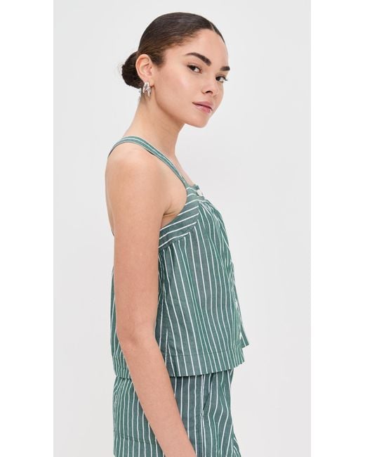 Alex Mill Green Leah Top