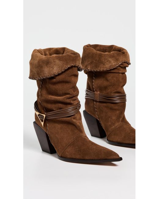 SCHUTZ SHOES Brown Sable Boots