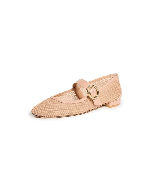 Stuart Weitzman Arabella Mary Jane Flats in Black | Lyst