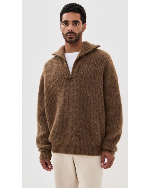 Isabel Marant Brown Dinan Pullover for men