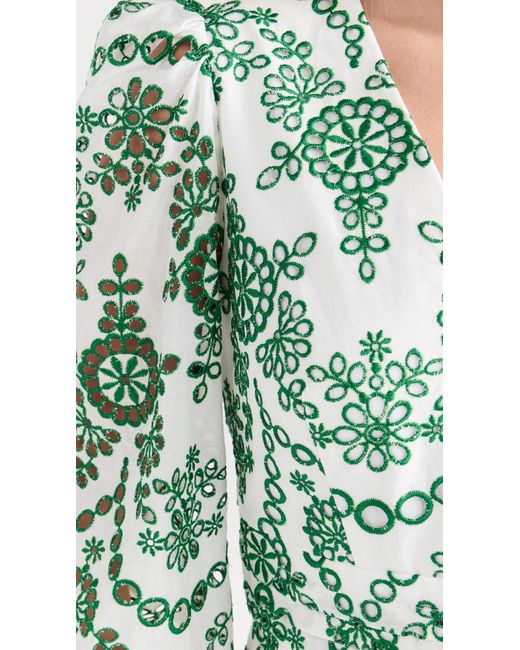 Shoshanna Green Glenda Dress