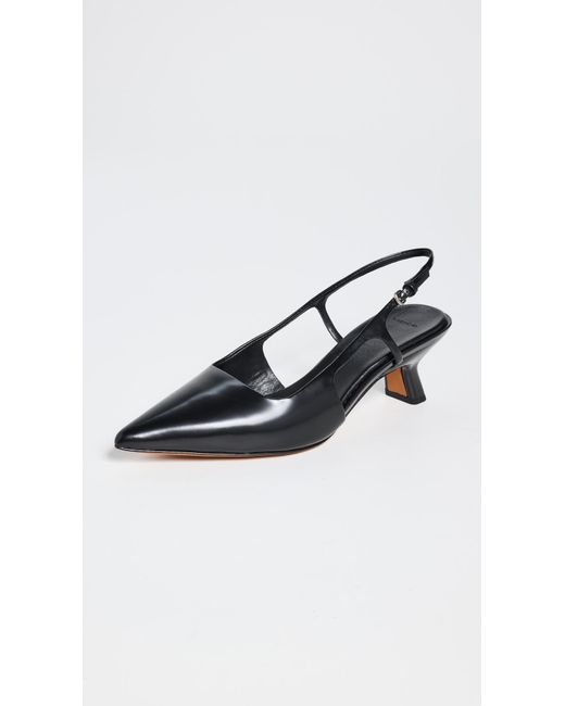 Vince Black Bianca Slingback Heels