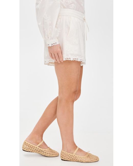 Cami NYC White Eila Shorts