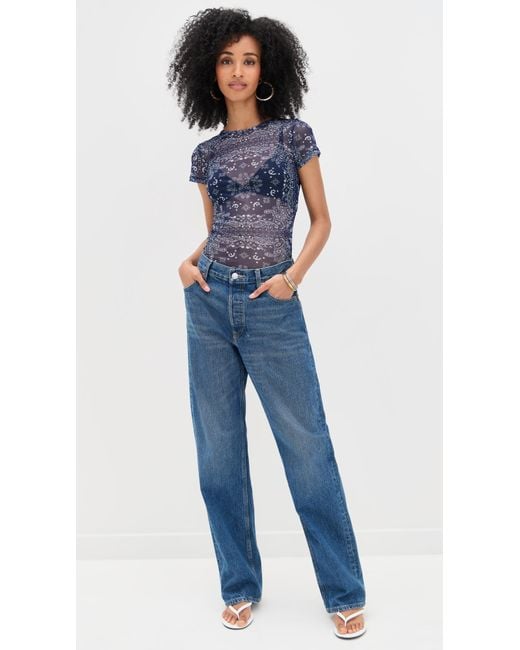 Miaou Blue Mini Tee
