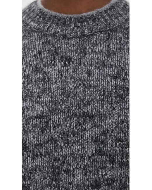 Vince Black Marled Crew Neck