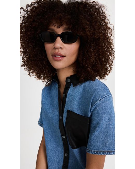 Le Specs Black Pilferer Sunglasses