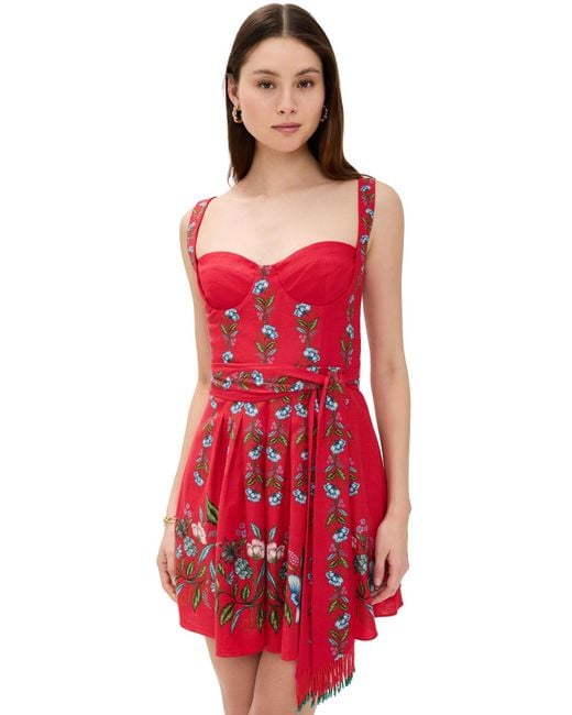 farm rio bloom garden mini dress FARM Rio Bloom Garden Off White Short Sleeve Mini Dress