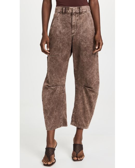 Citizens of Humanity Cotton Lori Utility Curved Pants | Lyst