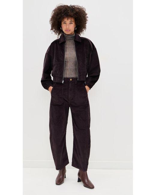 Rag & Bone Black Lara Corduroy Jacket