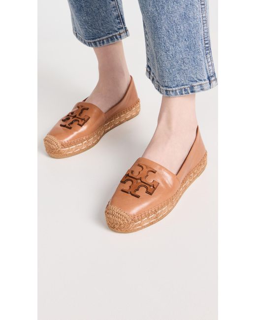 Tory Burch Ines Platform Espadrilles in Brown | Lyst