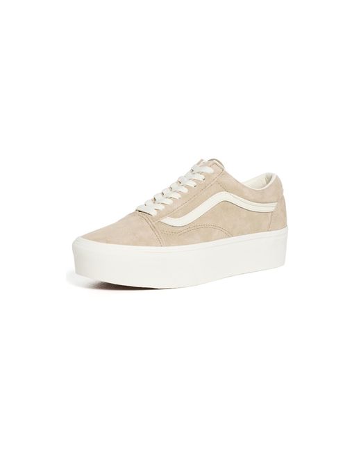 Vans White Old Skool Stackform Sneakers
