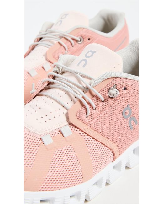 On Shoes Pink Cloud 5 Sneakers