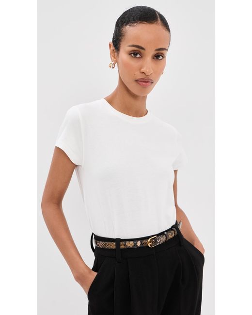 Co. White Knit Tee