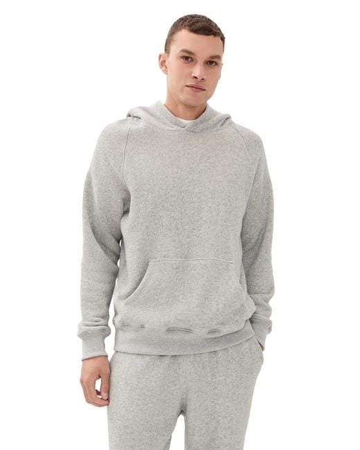 Bather Gray Terry Hoodie for men