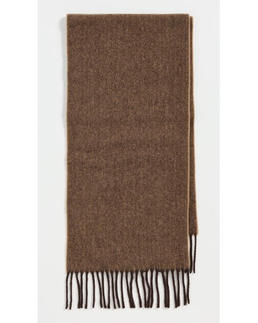Polo Ralph Lauren Brown Cashmere Blend Menswear Scarf for men