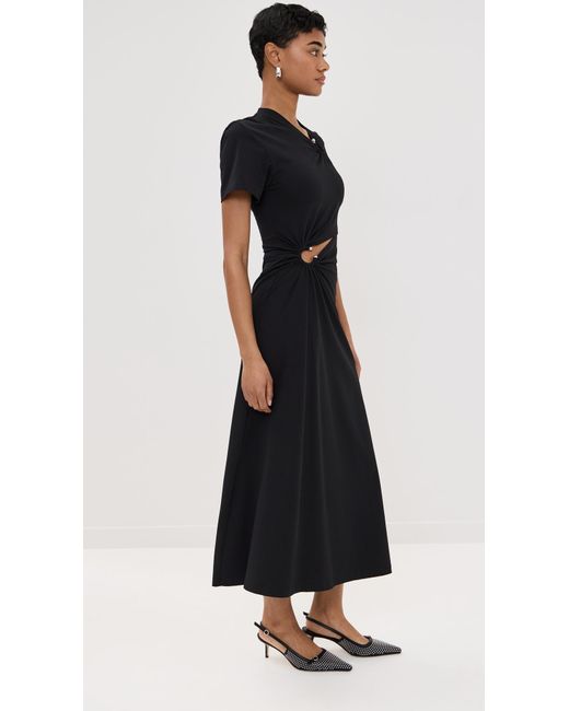 Rabanne Black Long Piercing Dress