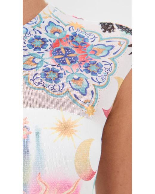 AFRM Blue Nina Top