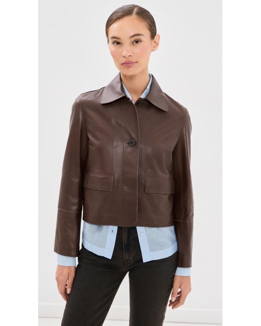 Arma Brown Vintage Leather Jacket