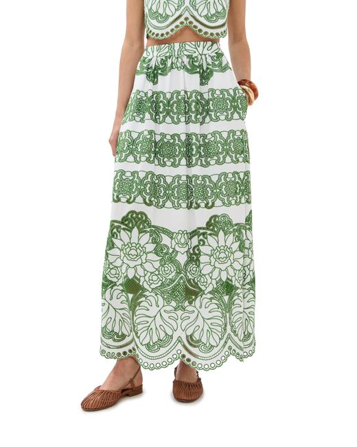 green emerald velvet dress Borgo De Nor pre-owned emerald green floral maxi dress - size UK 8