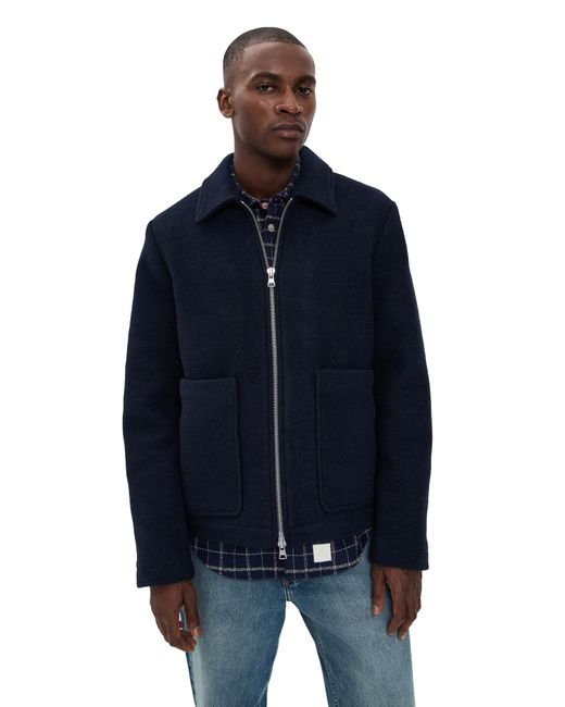 NN07 Blue Gael Zip Jacket for men