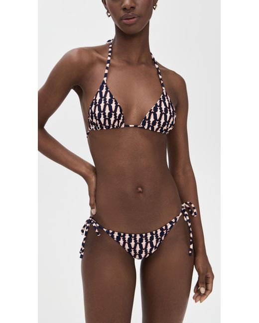 LaDoubleJ Brown String Bikini Bottoms