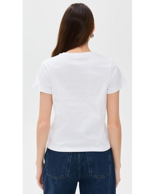 Re/done White Classic Tee