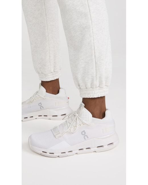 On Shoes White Cloudnova 2 Sneakers