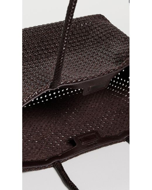 Madewell Black Long Cane Tote