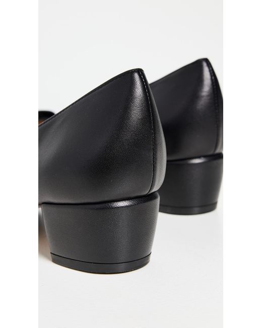 Ferragamo Black Vara Soft Pumps