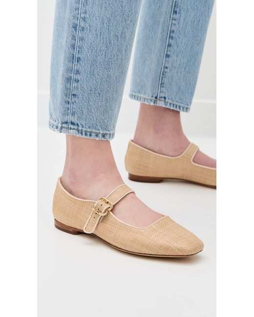 Sam Edelman White Michaela Ballet Flats