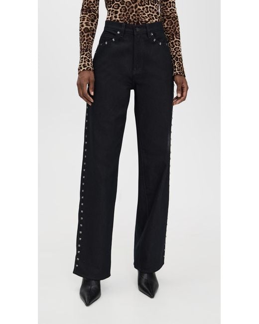 DL1961 Black Kaylen Soft Curve High Rise Jeans