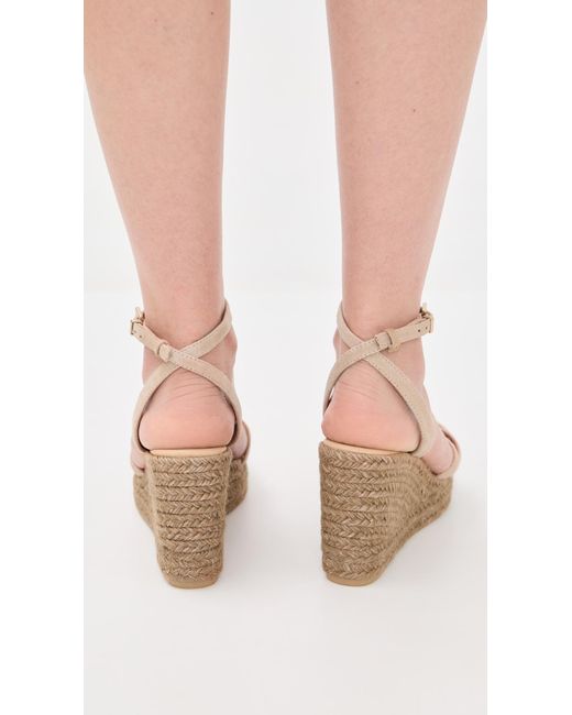 Manebí Multicolor Three Bands Wedge Espadrilles