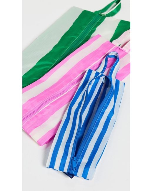 Baggu Green 3D Zip Set