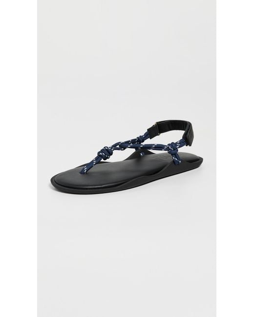 FLOWZE Black Flo Rope Sandals