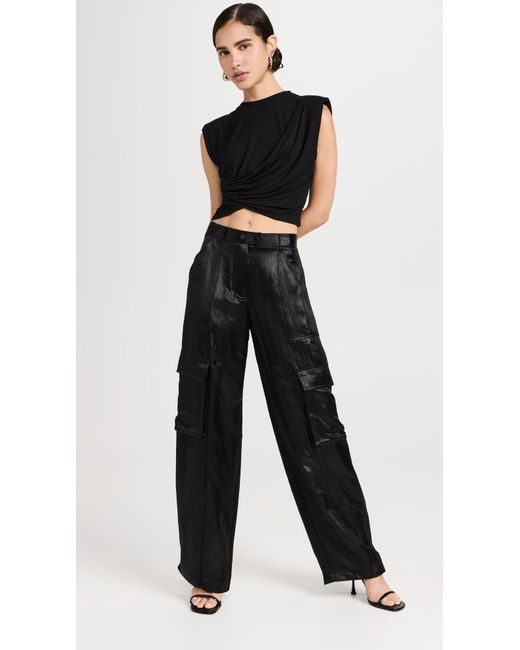 Jonathan Simkhai Black Estelle Top
