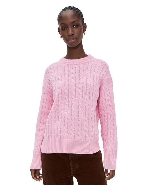 Alex Mill Pink Cable Sweater