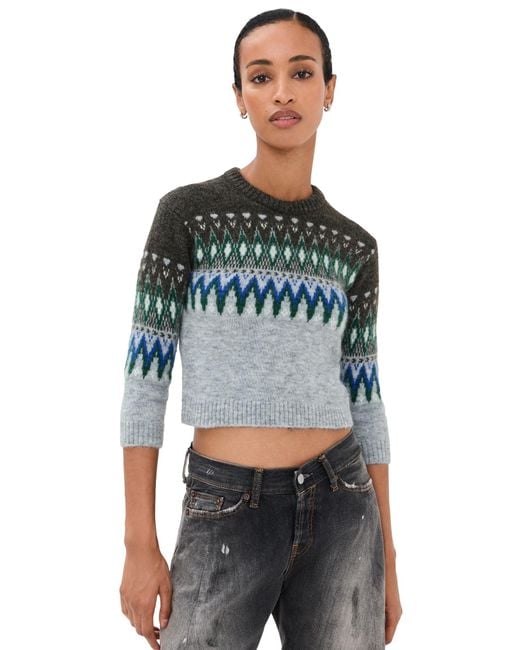 Acne Black Nordic Shrunken Sweater