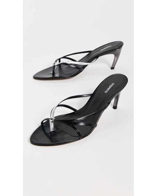 Coperni Black Low Strap Sandals