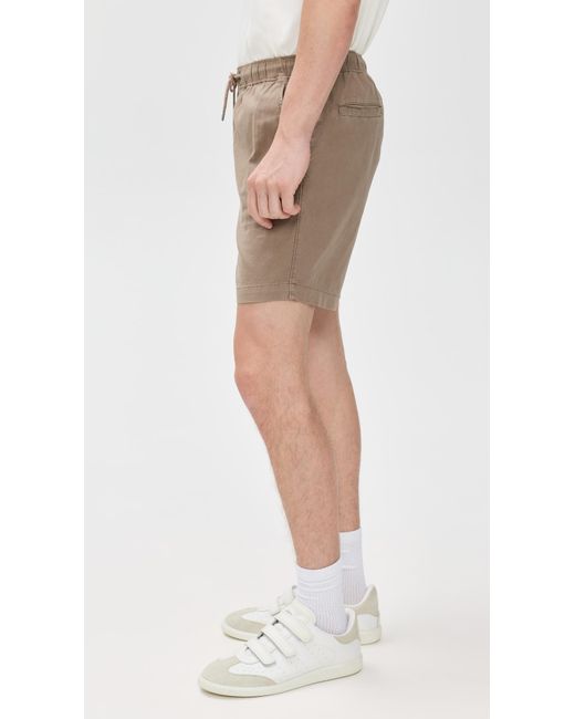 Faherty Brand Natural Essential Drawstring Shorts for men