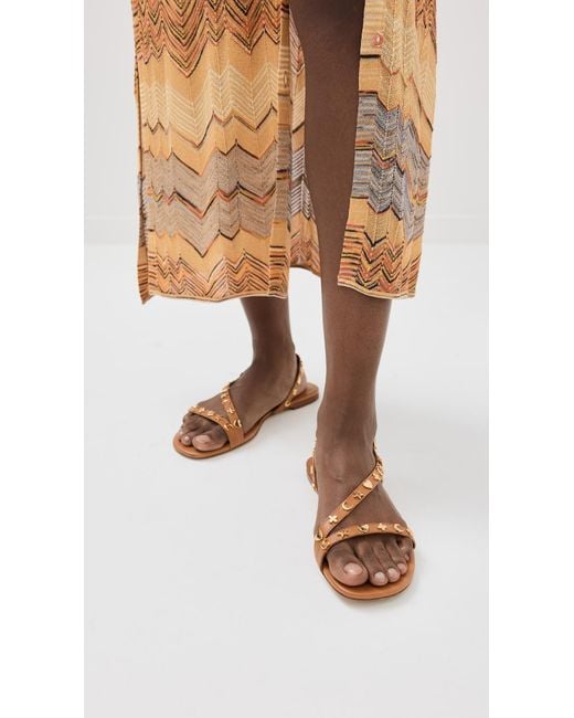 Larroude Multicolor Celeste Flat Sandals