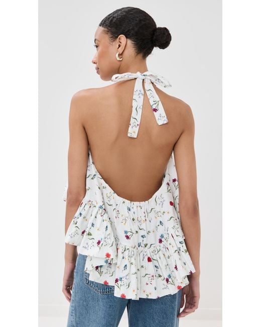 Azeeza White Winston Top